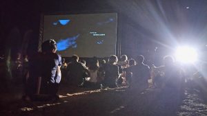 Veel belangstelling voor de film Narcosis.